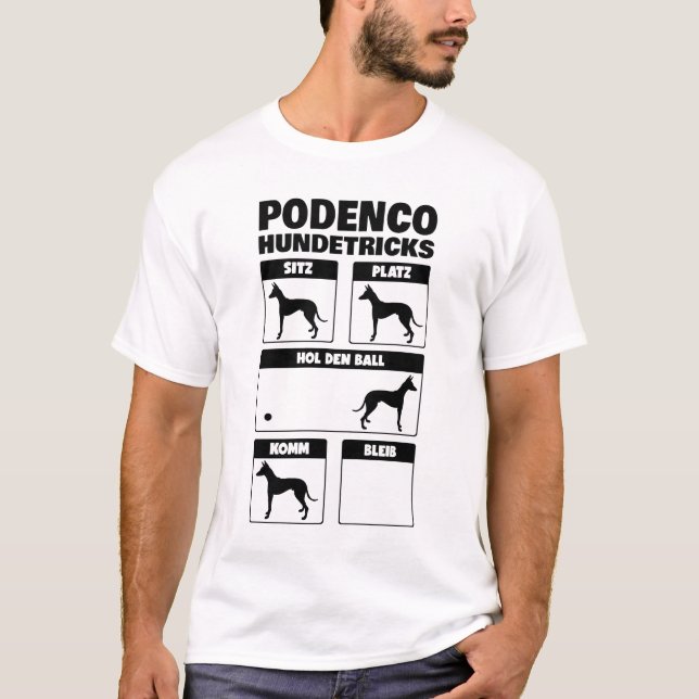 T-shirt Podenco Hundetricks Windhund Ibizan Hound (Devant)