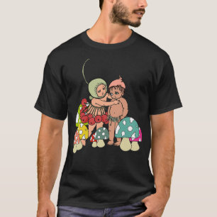 T-shirt Poêle à soupe, tarte à tarte et champignons