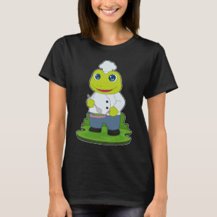 T-shirt Poêle de cuisson de grenouille