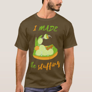 T-shirt Poêle Top Farce farce nourriture farcie