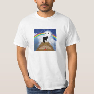 T-shirt Poème commémoratif de pont en arc-en-ciel pour d