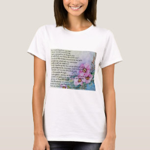 T-shirt Poème de la Fête des Mères