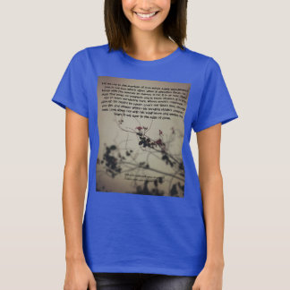 T-shirt poème pour elle