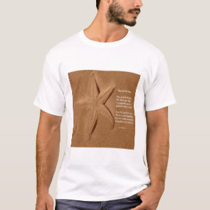 T-Shirt Poème Star Dans Le Sable Par Ladee Basset