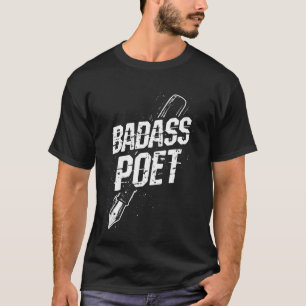 T-shirt Poésie Badass, écrivain