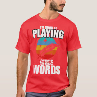 T-shirt Poésie Je Suis Bon Pour Jouer Des MotsFilles