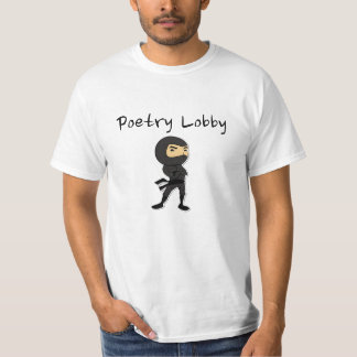 T-shirt Poésie Ninja par le lobby de poésie