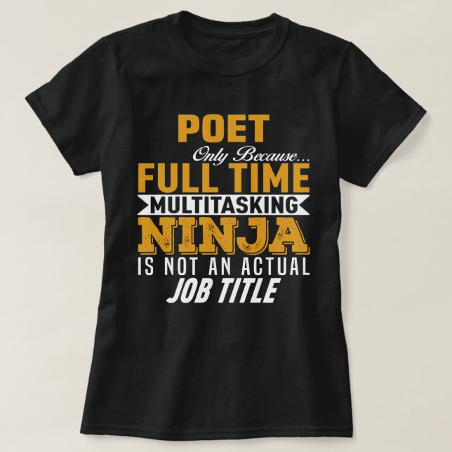 T-shirt Poète (Design devant)
