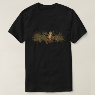 T-shirt Pogo bâton Lion avec Kangaroos