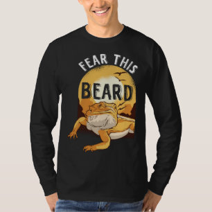 T-shirt Pogona Dragon Barbu Reptile de Compagnie Lézard Cr