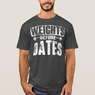 T-shirt Poids avant Dates levage cardio exercice Peser