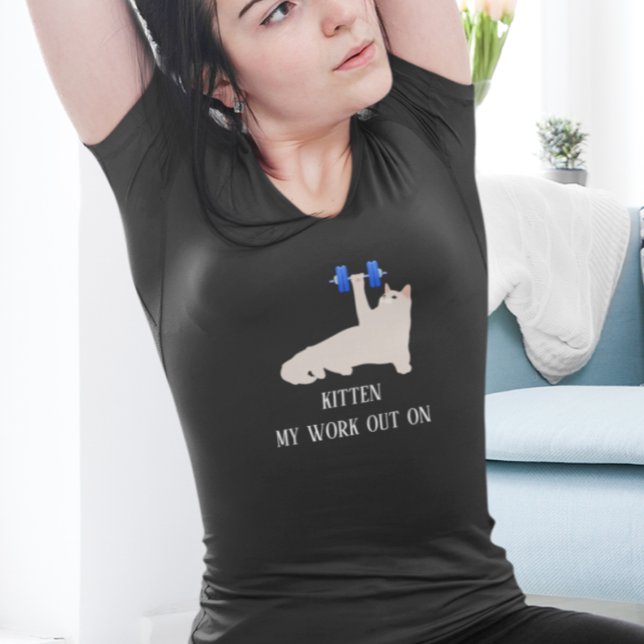 T-shirt Poids de chat Kitten mon travail (Créateur téléchargé)