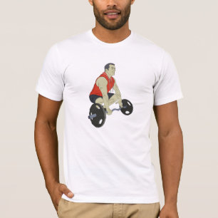 T-shirt Poids de levage du culturiste