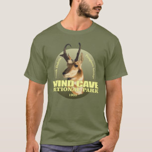 T-shirt POIDS du NP de caverne de vent (Pronghorn)