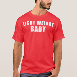 T-shirt Poids léger bébé en texte blanc