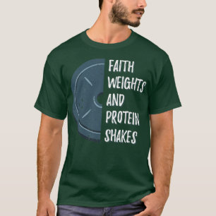 T-shirt Poids Lifting Protein Shake Fitness Lover Cadeau