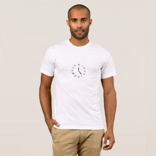 T-shirt poids lourd avec logo montre