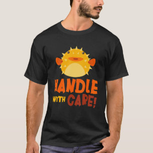 T-shirt Poignée Avec Soin Poisson Poisson Poisson Poisson