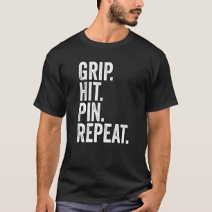 T-shirt Poignée de poignet de poignet de poignet Répéter l