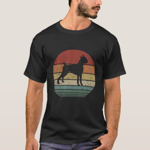 T-shirt Poignée Vintage en détresse Amoureux des chiens Pu