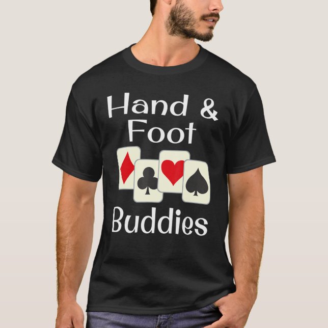 T-shirt Poignées Et Pieds Jouer Champion Du Jeu De Carte W (Devant)
