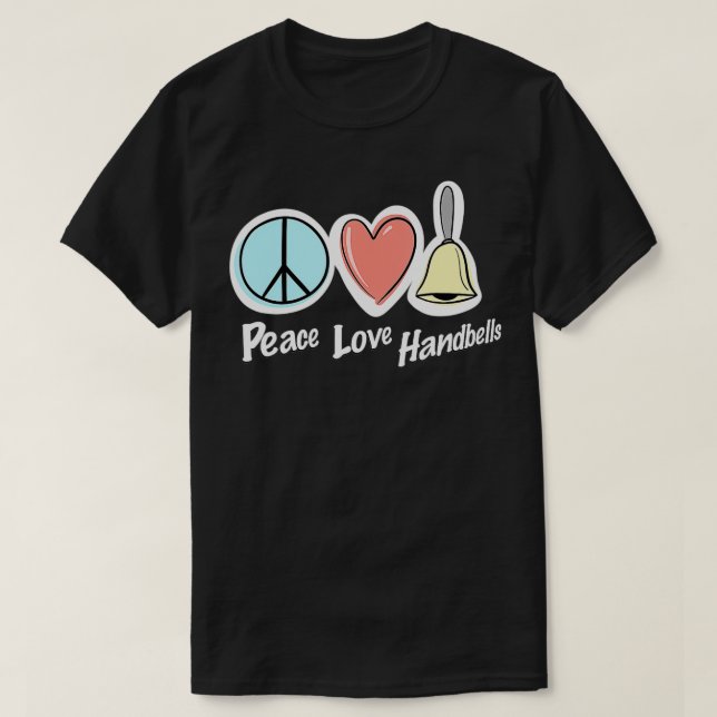 T-shirt Poignées Peace Love  (Design devant)