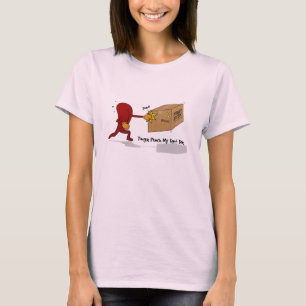T-shirt Poinçon de langue ma boîte de pet (avec le texte