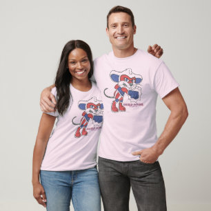 T-shirt Poinçon patriotique de SOURIS de BOUCLIER !