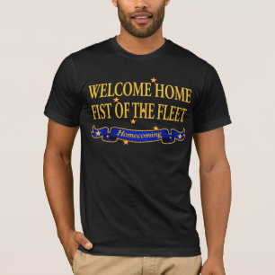 T-shirt Poing à la maison bienvenu de la flotte