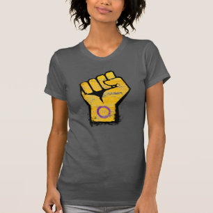 T-shirt Poing de fierté intersexe