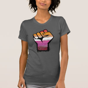 T-shirt Poing de fierté lesbienne