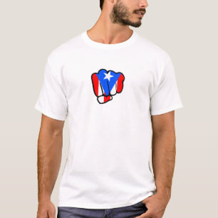 T-shirt Poing de Pouvoir Portoricain Fierté Boricua