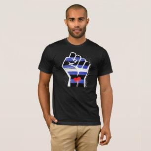 T-SHIRT POING EN CUIR