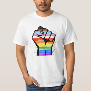 T-SHIRT POING FIERTE DU PROGRÈS LGBTQ