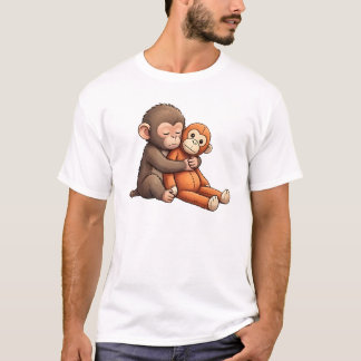 T-shirt Poing Le Bébé Singe Design