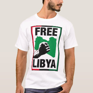T-shirt Poing libre de la Libye