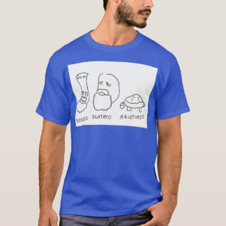 T-shirt Poing philosophe minimaliste