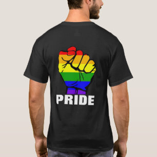 T-shirt Poing Rainbow Pride
