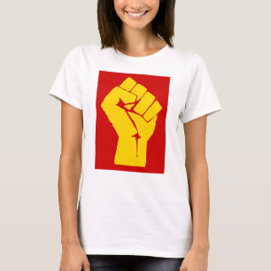 T-shirt Poing, Rebelle, Émeute, Résistance, Style Communis