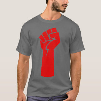 T-shirt poing rouge