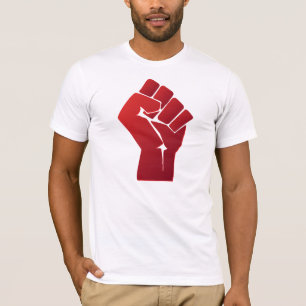 T-shirt Poing rouge augmenté de gradient