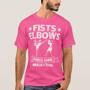 T-shirt Poings coudes genoux Shins Muay Thai