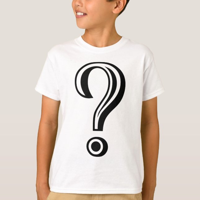 T-shirt Point d'interrogation Chisel (Devant)