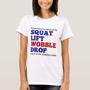 T-shirt Pointe de la tige. Motivation de gym