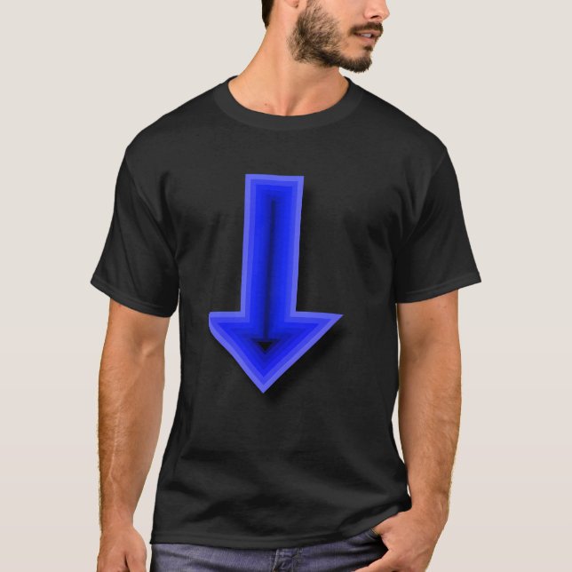 T-shirt Pointe Flèche Bas vers le bas (Devant)