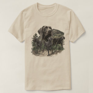 T-shirt Pointer allemand à poil court