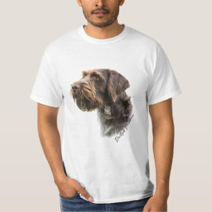 T-shirt pointeur À poils durs allemand