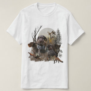 T-shirt Pointeur À poils durs allemand