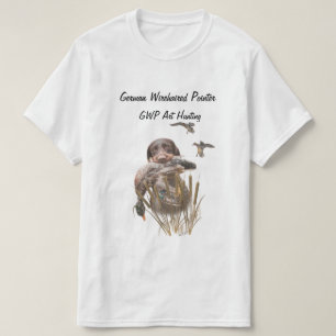 T-shirt pointeur À poils durs allemand