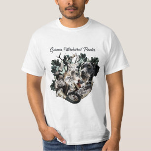 T-shirt Pointeur À poils durs allemand